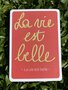 Postkarte-Chic-La-vie-est-belle